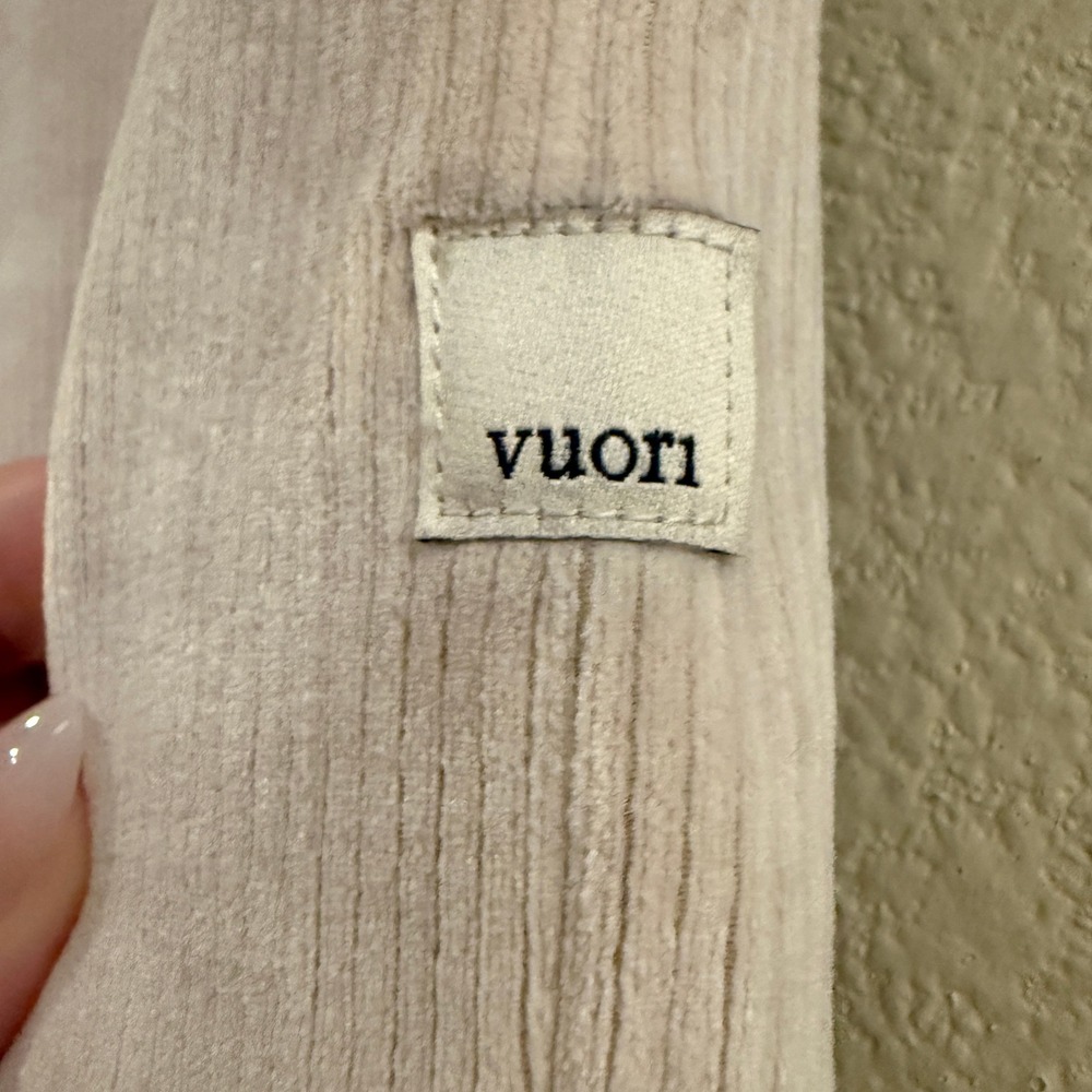 Vuori Haven Wide Leg Pant Women S Tan Corduroy VW4075 Lounge Athleisure - Picture 3 of 11